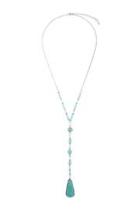  Angelica Silver Lariat Necklace