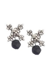  Silver Onyx Earring