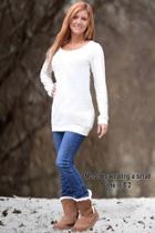 Cream Sweater Tunic
