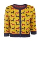  Mustard Dog Cardi