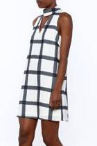  Checkered Mini Dress
