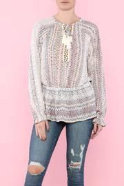  Tribal Print Boho Top