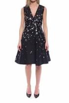  Black Embellished Sleeveless Dress