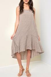  Gingham Midi Dress