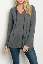  Relaxed Charcoal Top