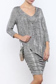 Metallic Necklace Dress