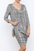  Metallic Necklace Dress