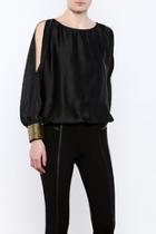  Gold Cuffed Top