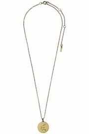  Aquarius Gold Star-sign-necklace