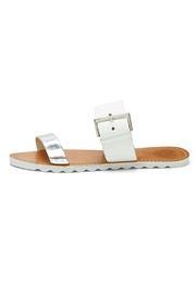  Silver White Sandal