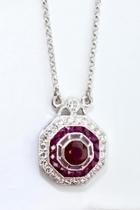  Ruby Diamond Necklace