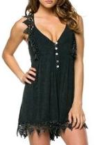  Charcoal Lacey Tank