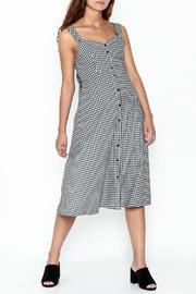  Gingham Tie Dress