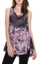 Purple Rhinestone Tank