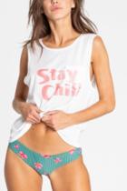  Stay Chill Graphic Muscle Tee