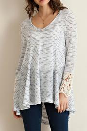  Check Sheer Top