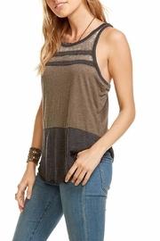  Racerback Blocked Tank