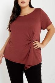  Red Cinched Top