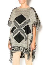  Fringe Trimmed Poncho