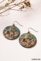  Circle Beaded Earrings