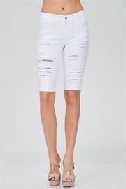  White Capri Shorts