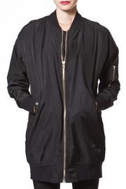  Long Satin Bomber