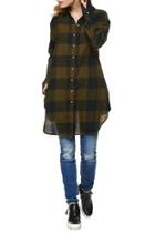  Button Up Tunic Dress