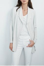  Jersey Ribbed Cardigan