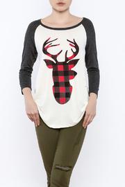  Deer Head Raglan Tee
