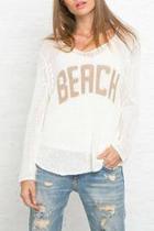  Beach V Neck Sweater