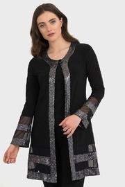 Black/silver Dressy Coverup