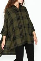  Oversized Button Up Tunic
