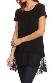  Lace Trim Tee