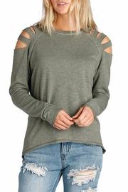  Shoulder Sweater Slits