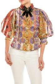  Colorful Brooch Blouse