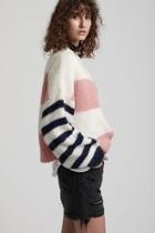  Heather Stripe Sweater