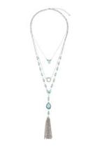  Turquoise Stone Chain Necklace