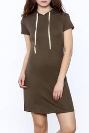 Ribbed Hoodie Dress