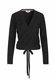  Cotton Cashmere Wrap Top