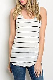  White Stripe Tank