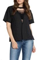  Destroyed Black Tee