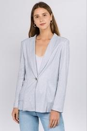  Metallic Boyfriend Blazer