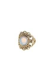  Stone Filigree Ring