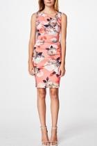  Assymmetrical Tuck Dress
