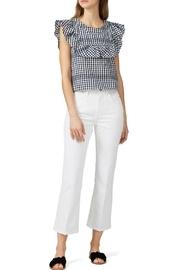  Ruffle Gingham Top