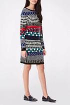  Jacquart Print Skirt