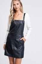  Leather Overall Dress