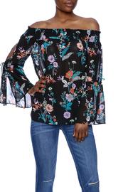  Black Floral Blouse