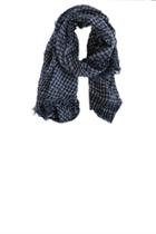  Blue Chequered Scarf