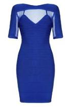  Mesh Bodycon Dress